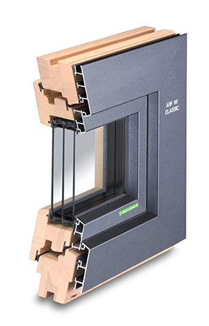 Abbildung Holz-Aluminium-Fenster AHF 95 Classic