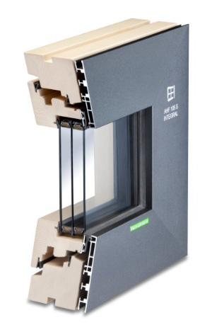 Abbildung Holz-Aluminium-Fenster AHF 105 S Integral